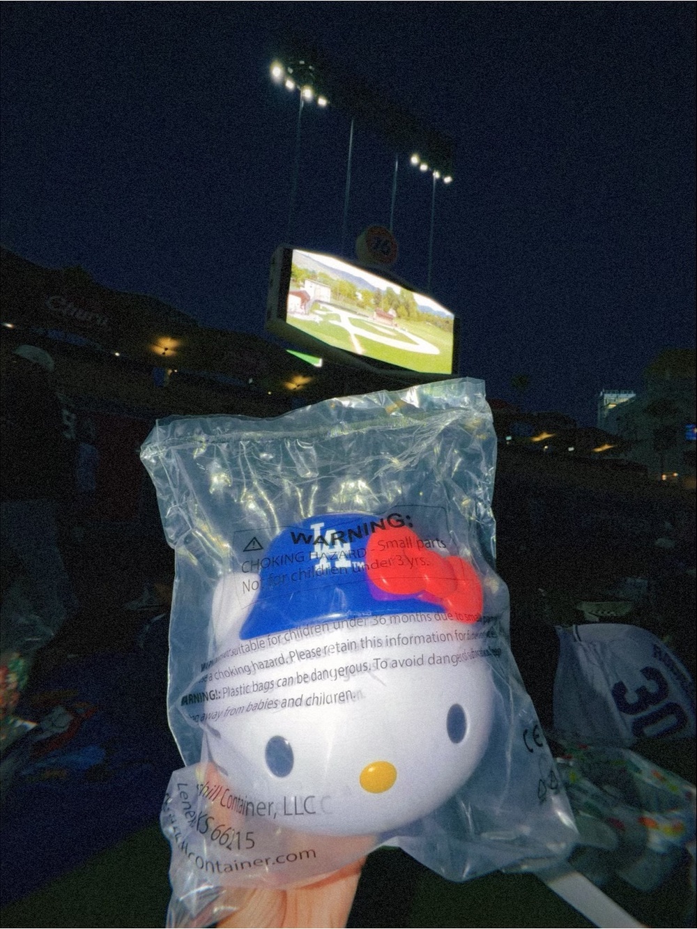 Dodgers Hello Kitty Popcorn bucket exclusive to stadium 💙🍿🎀